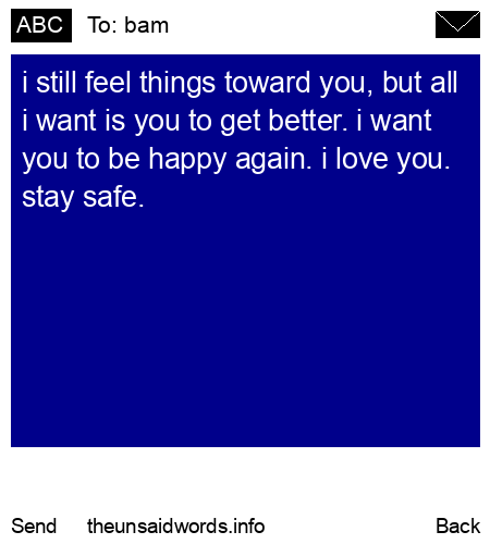 unsent message to bam