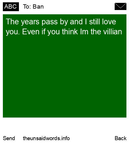 unsent message to Ban