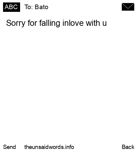 unsent message to Bato