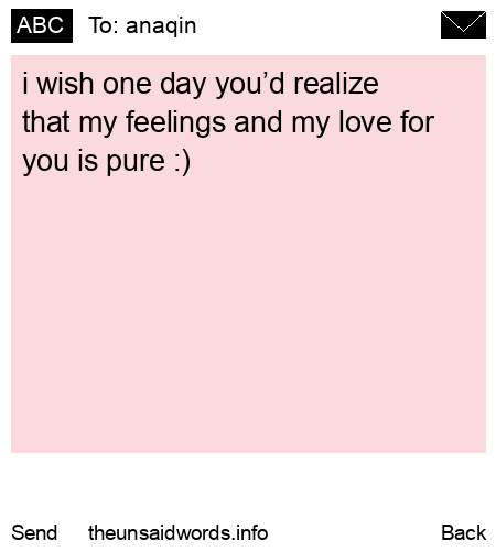 unsent message to anaqin