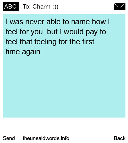 unsent message to Charm :))