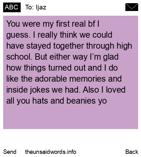 unsent message to Ijaz
