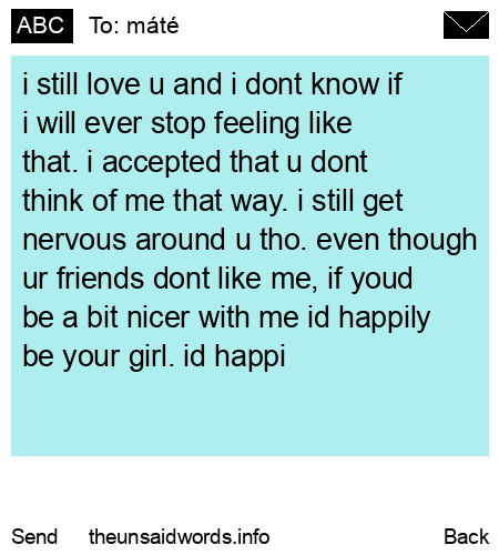 unsent message to máté
