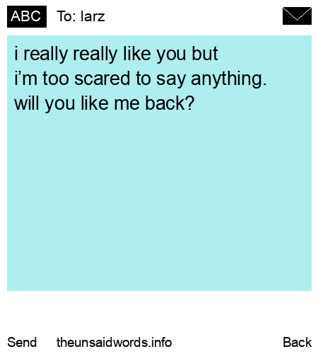 unsent message to larz