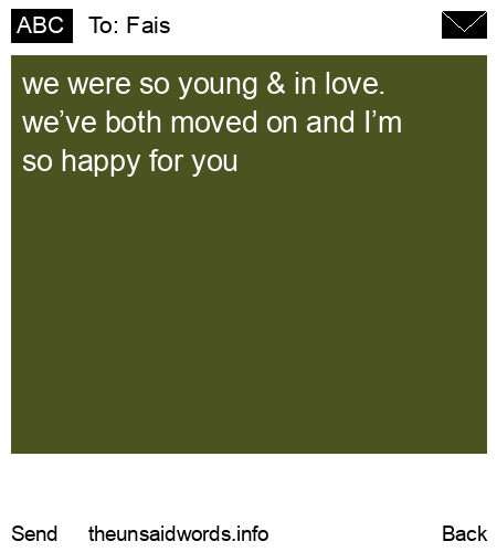 unsent message to Fais