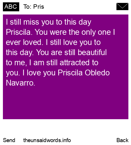 unsent message to Pris