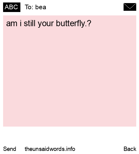 unsent message to bea