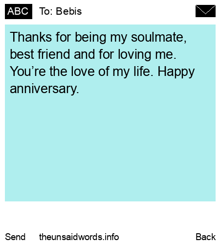 unsent message to Bebis