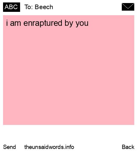 unsent message to Beech