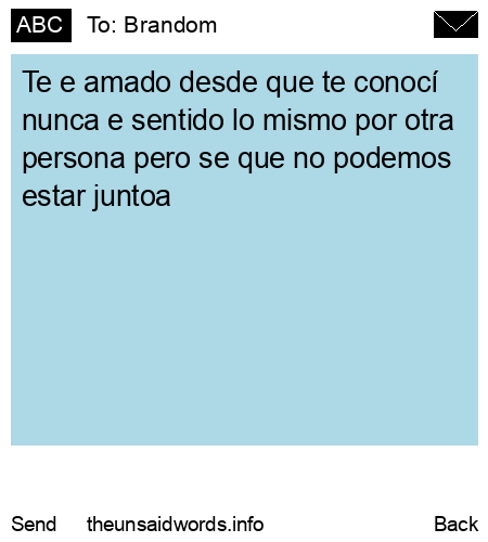 unsent message to Brandom