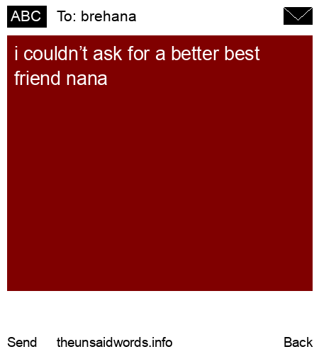 unsent message to brehana