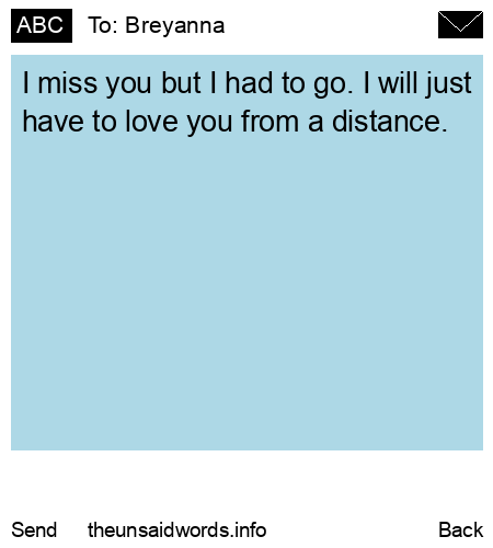 unsent message to Breyanna 