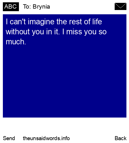 unsent message to Brynia 