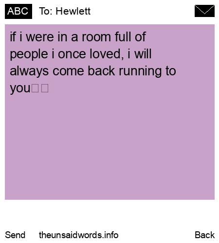 unsent message to Hewlett
