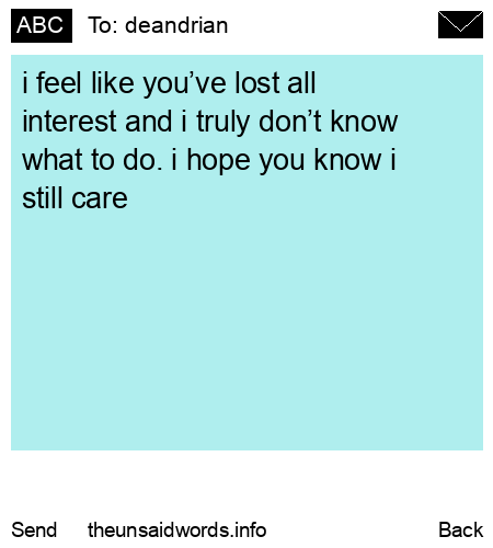 unsent message to deandrian