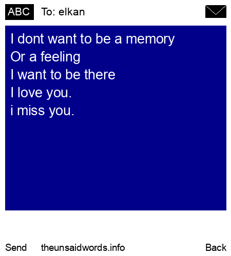 unsent message to elkan