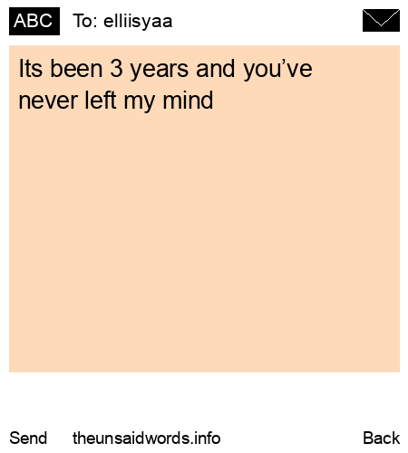 unsent message to elliisyaa