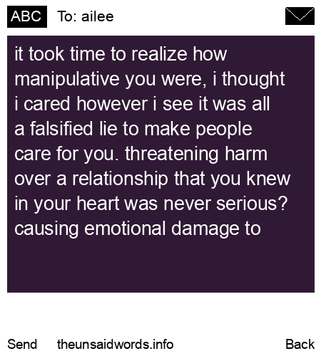unsent message to ailee