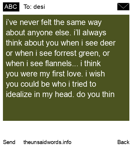 unsent message to desi
