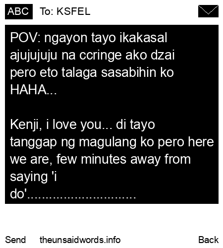 unsent message to KSFEL