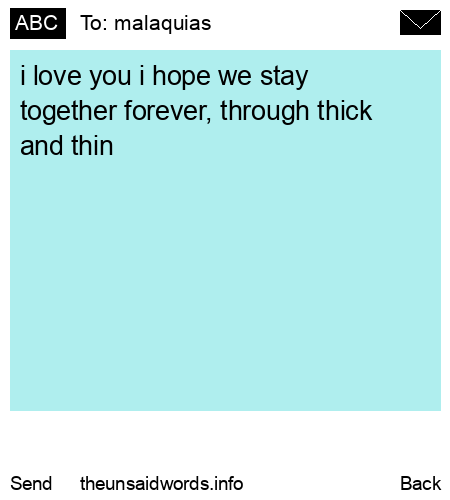 unsent message to malaquias 