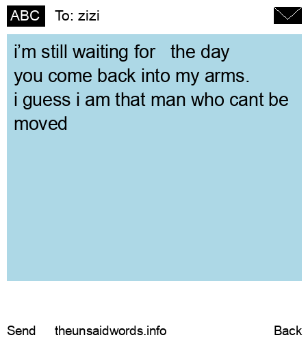 unsent message to zizi