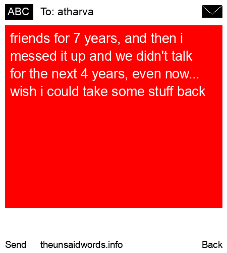 unsent message to atharva
