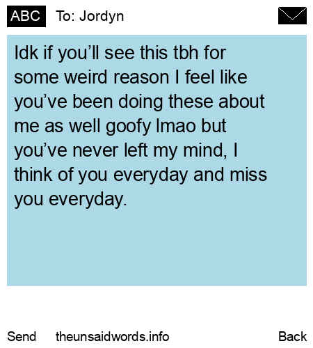 unsent message to Jordyn