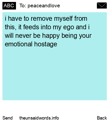 unsent message to peaceandlove