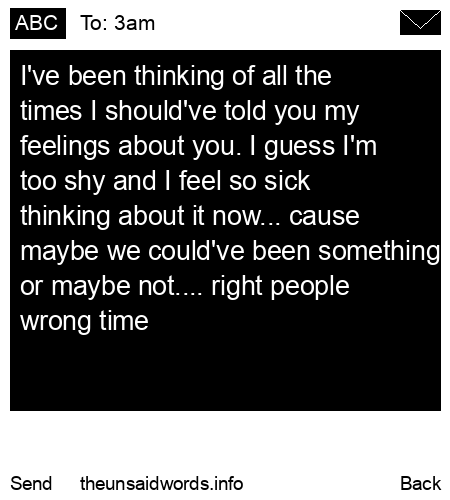 unsent message to 3am