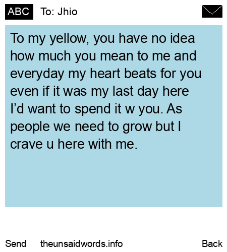 unsent message to Jhio