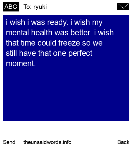 unsent message to ryuki