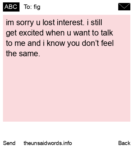 unsent message to fig
