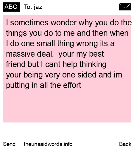unsent message to jaz