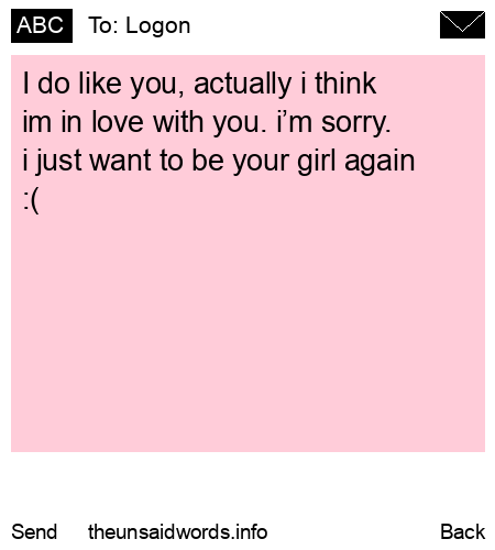 unsent message to Logon