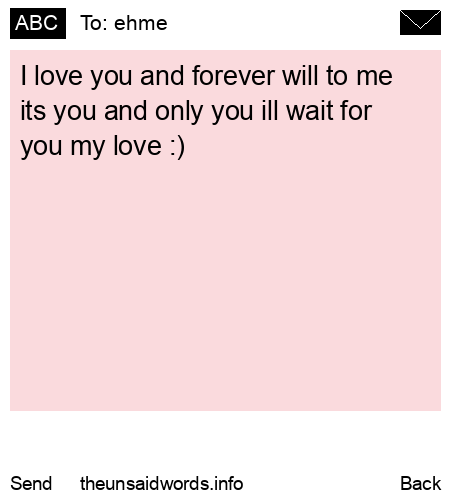 unsent message to ehme