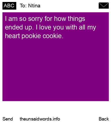 unsent message to Ntina