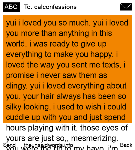 unsent message to calconfessions
