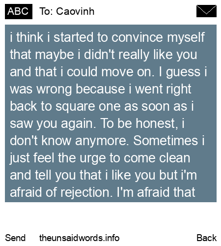 unsent message to Caovinh
