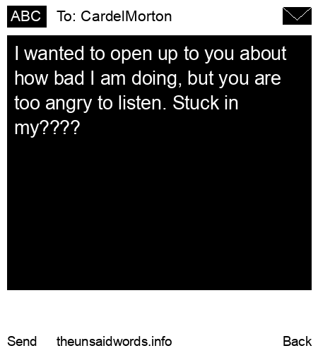 unsent message to CardelMorton