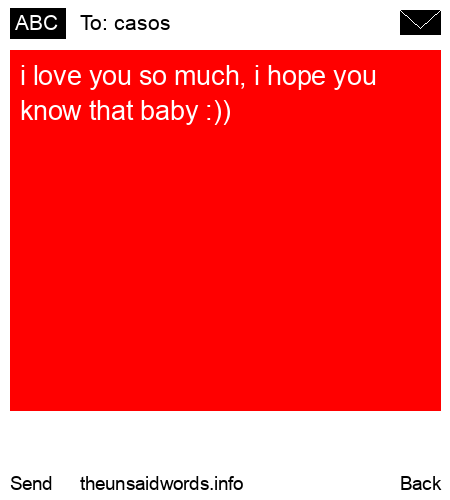 unsent message to casos