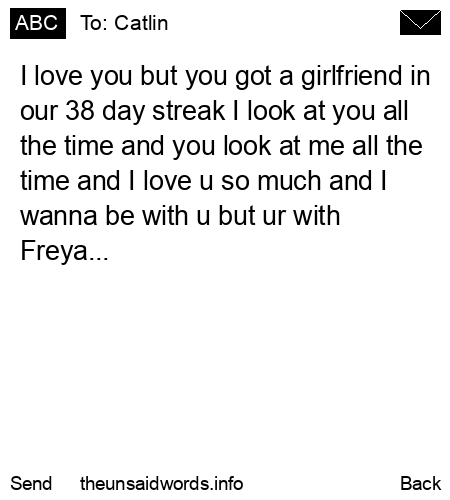 unsent message to Catlin