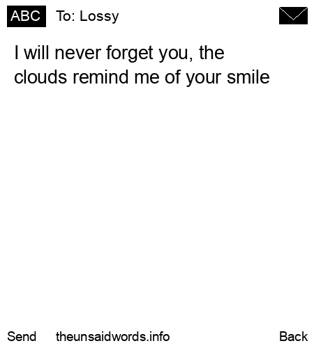 unsent message to Lossy