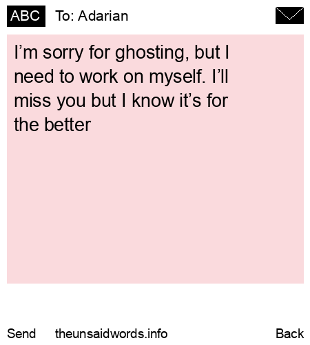 unsent message to Adarian 