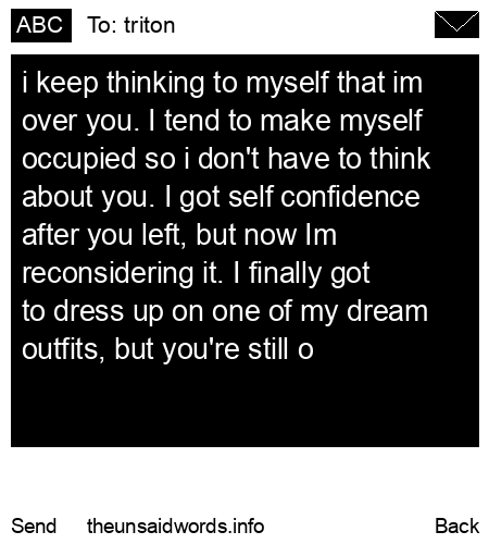 unsent message to triton
