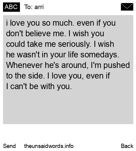 unsent message to arri