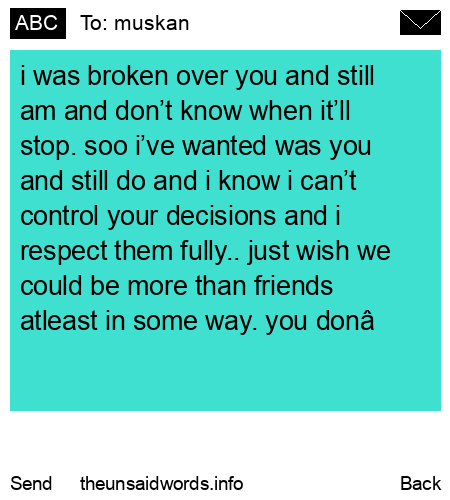 unsent message to muskan