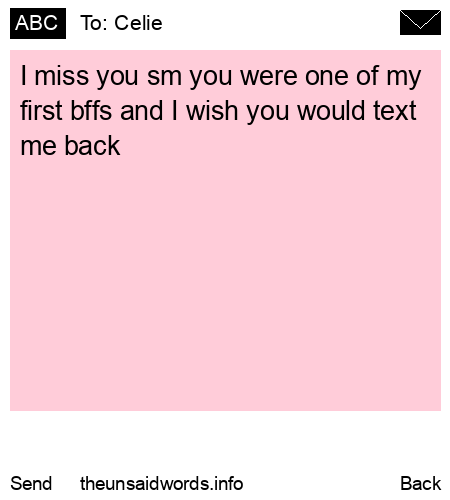 unsent message to Celie