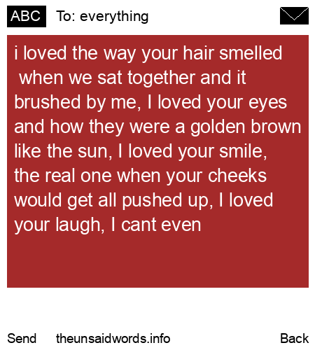unsent message to everything