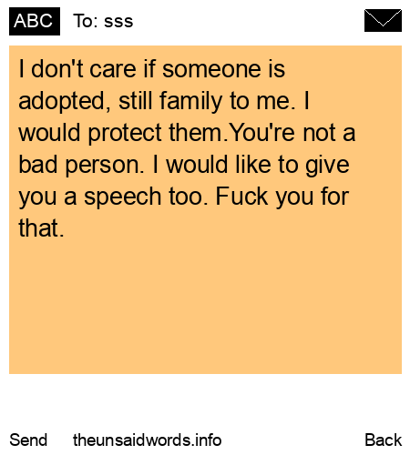 unsent message to sss